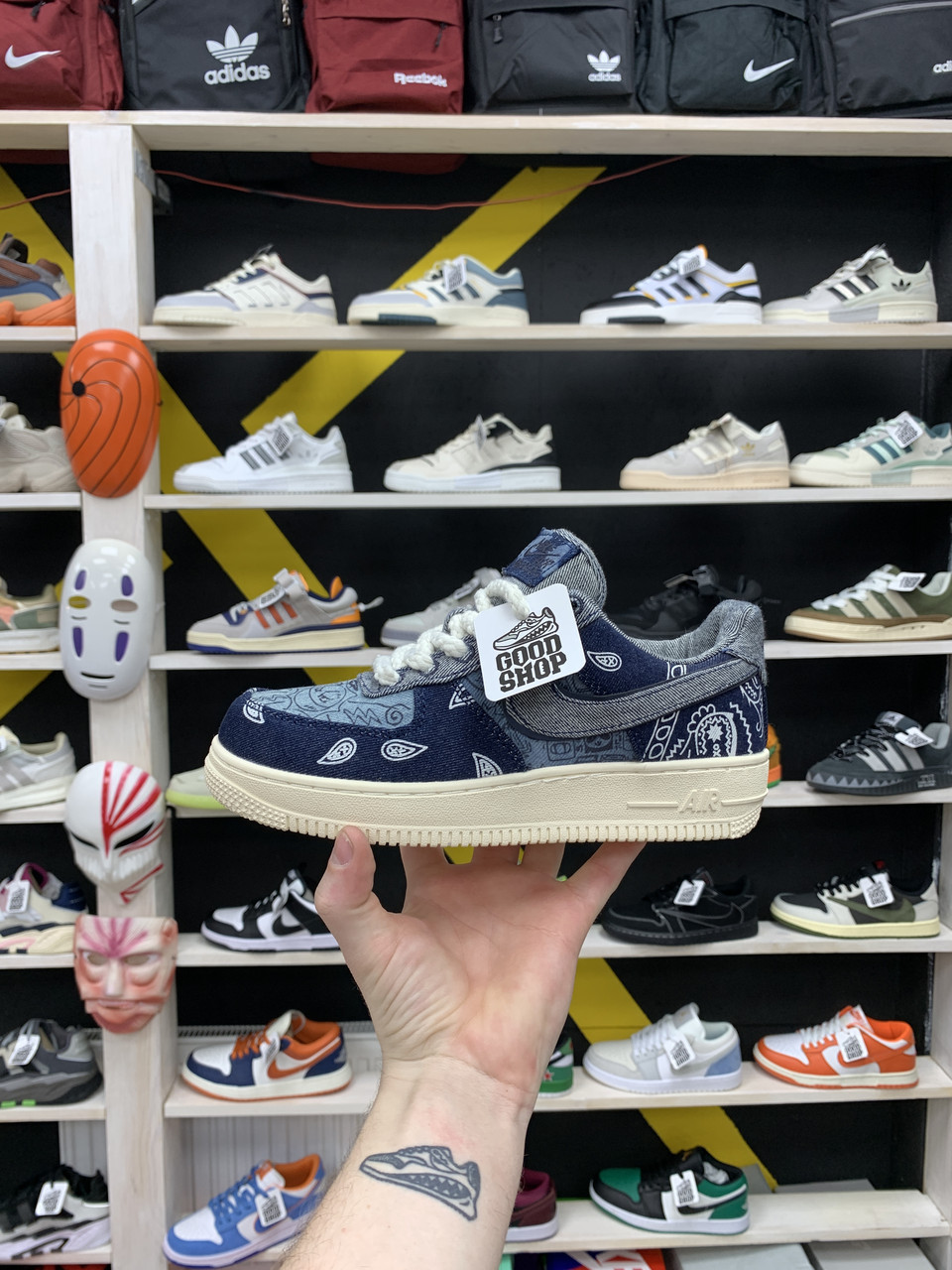 Кроссовки Nike Air Force 1 Low 3x1 Denim Raw Indigo