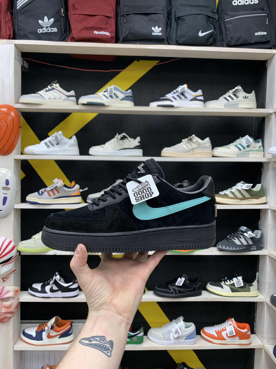 Кроссовки Nike Air Force 1 Low x Tiffany & Co Black Blue