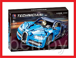 50028 Конструктор Leier серии Technician «Спорткар Bugatti Chiron», 1233 деталей, аналог LEGO