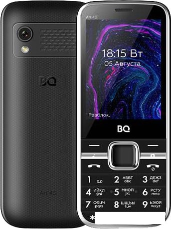 Мобильный телефон BQ-Mobile BQ-2800L Art 4G (черный) - фото 1 - id-p203440163