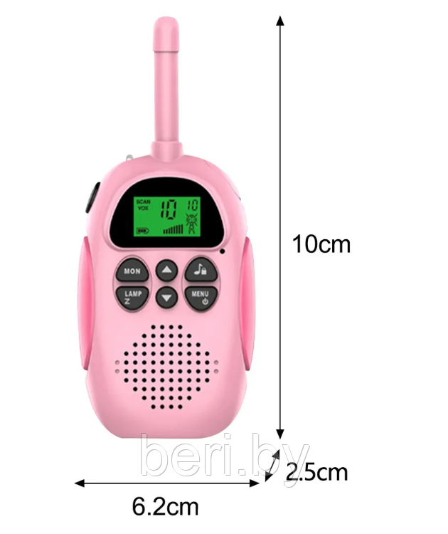 Детские рации Kids walkie talkie, 2 рации - фото 5 - id-p203444485