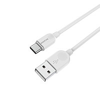 Зарядный USB дата кабель BOROFONE BX14 Type-C, 3.0A, 3м, белый 556392