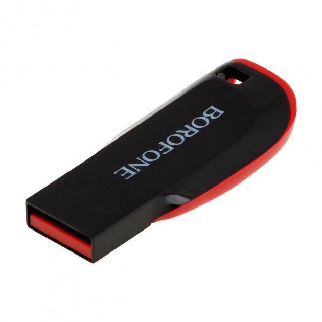 Флешка 64Gb Borofone BUD2, USB 2.0, черный 556424 - фото 1 - id-p203446319