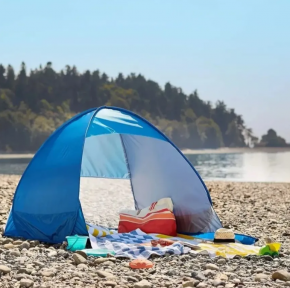 Палатка трехместная автоматическая XL 200 х 165 х 130 см. / тент самораскладывающийся для пляжа, для отдыха - фото 1 - id-p203446947