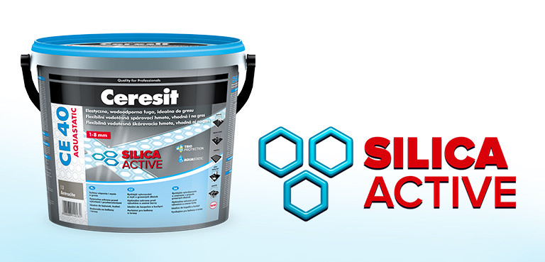 Фуга 16 Ceresit CE-40 SILICA ACTIVE графит 2 кг.