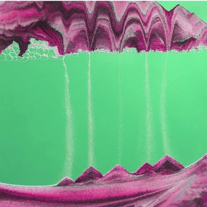3D картина антистресс из песка «Пустыня» цвет: розовый, 18 см - фото 3 - id-p203447056