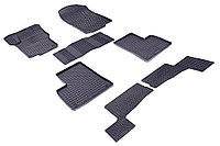 Коврики в салон Seintex "СЕТКА" MERCEDES-BENZ GL-Class X166, 2012-, с перемычкой