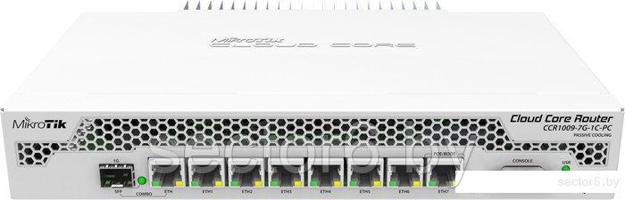 Маршрутизатор Mikrotik Cloud Core [CCR1009-7G-1C-PC]