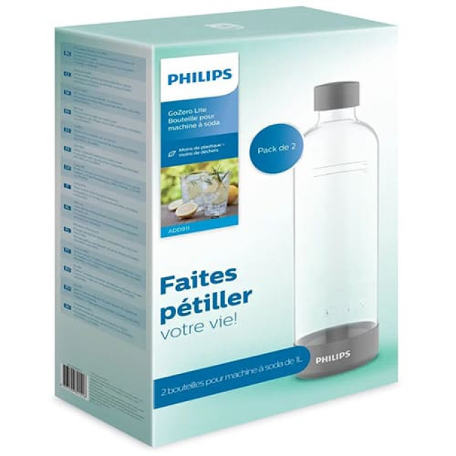 Бутылка для газирования воды Philips ADD911GR /10 Серый 2 шт. - фото 3 - id-p203492440