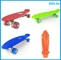 Детский скейт пенни борд Penny board скейтборд для мальчиков и девочек YB101, большой выбор цветов