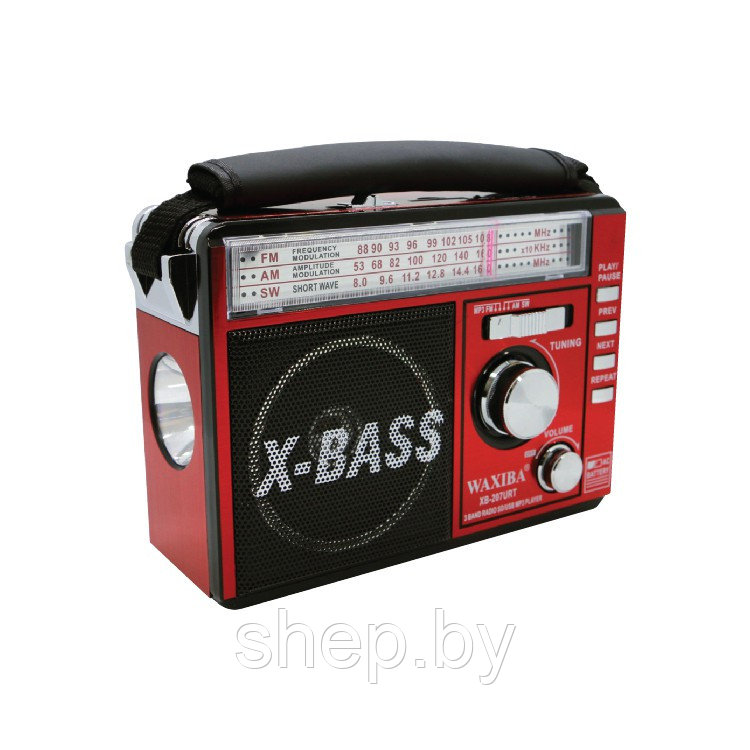 Радиоприемник WAXIBA XB-207URT цвет : красный - фото 1 - id-p203522216