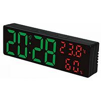 Часы настольные DS-3818L    подсветка: зеленый с красным, белый с синим