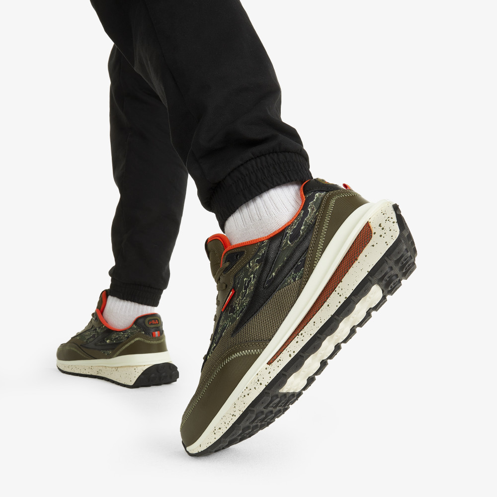 Кроссовки мужские Fila RENNO Men's sport shoes хаки/камо/оранжевый
