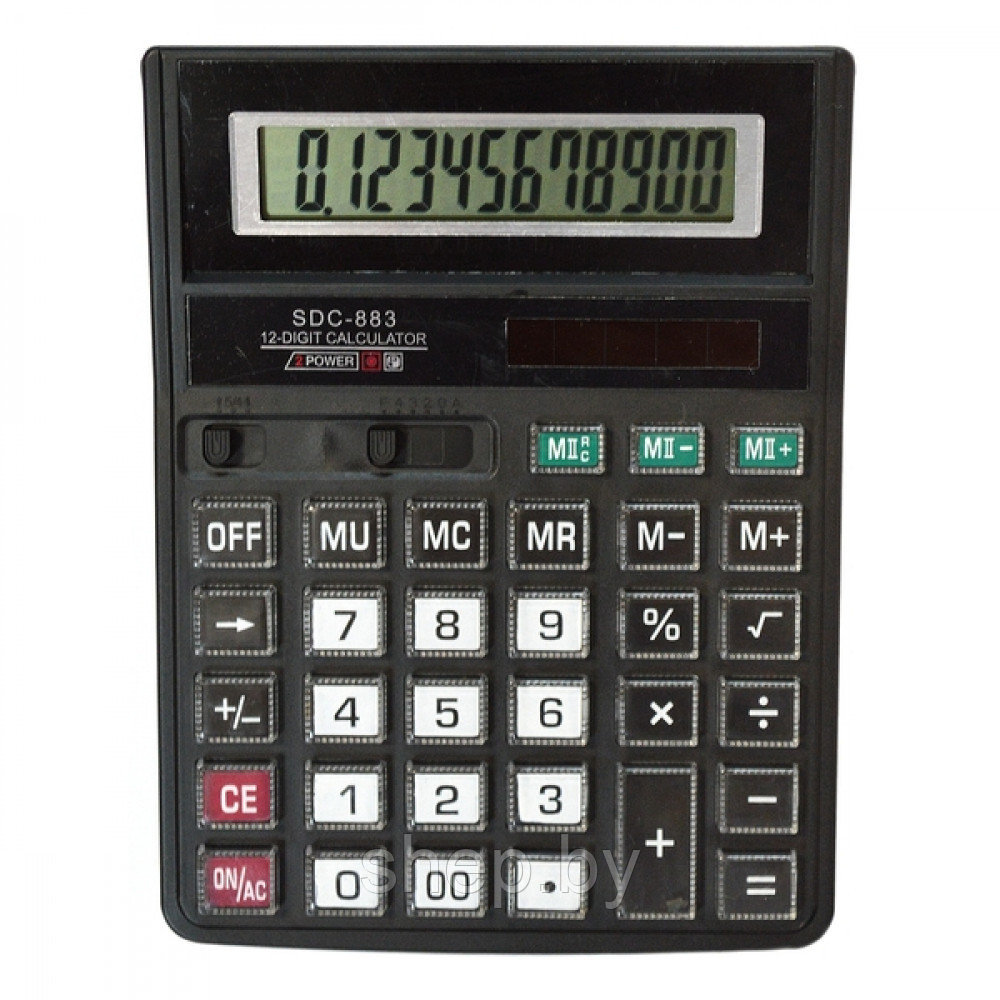 Калькулятор SDC-883 12-ти разрядный - фото 1 - id-p203540456
