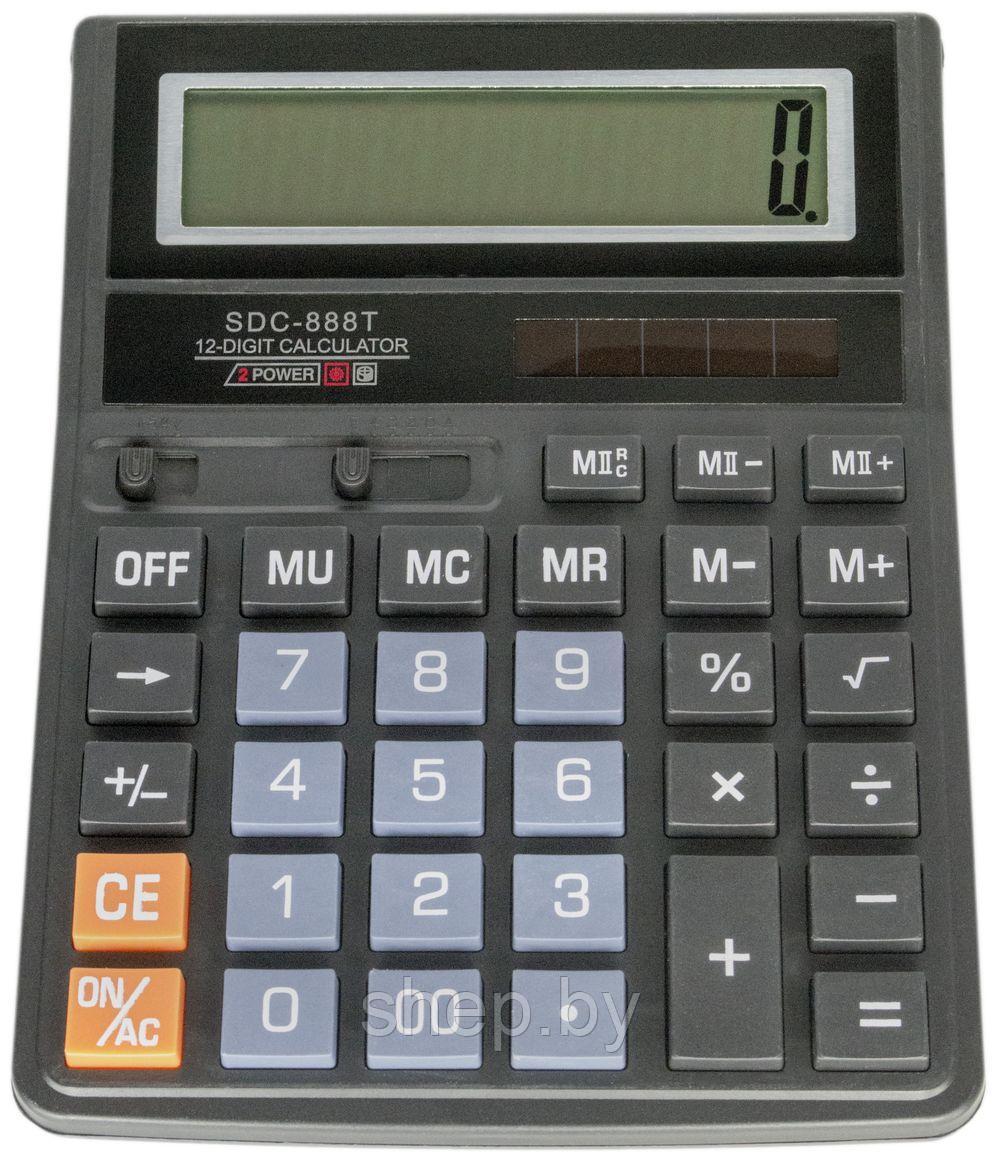 Калькулятор SDC-888T 12-ти разрядный - фото 1 - id-p203541523