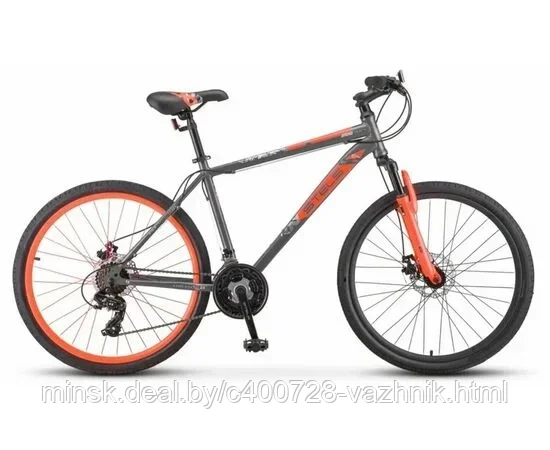 Велосипед Stels Navigator 500 MD 26" (серый/красный) 20" - фото 1 - id-p157827784