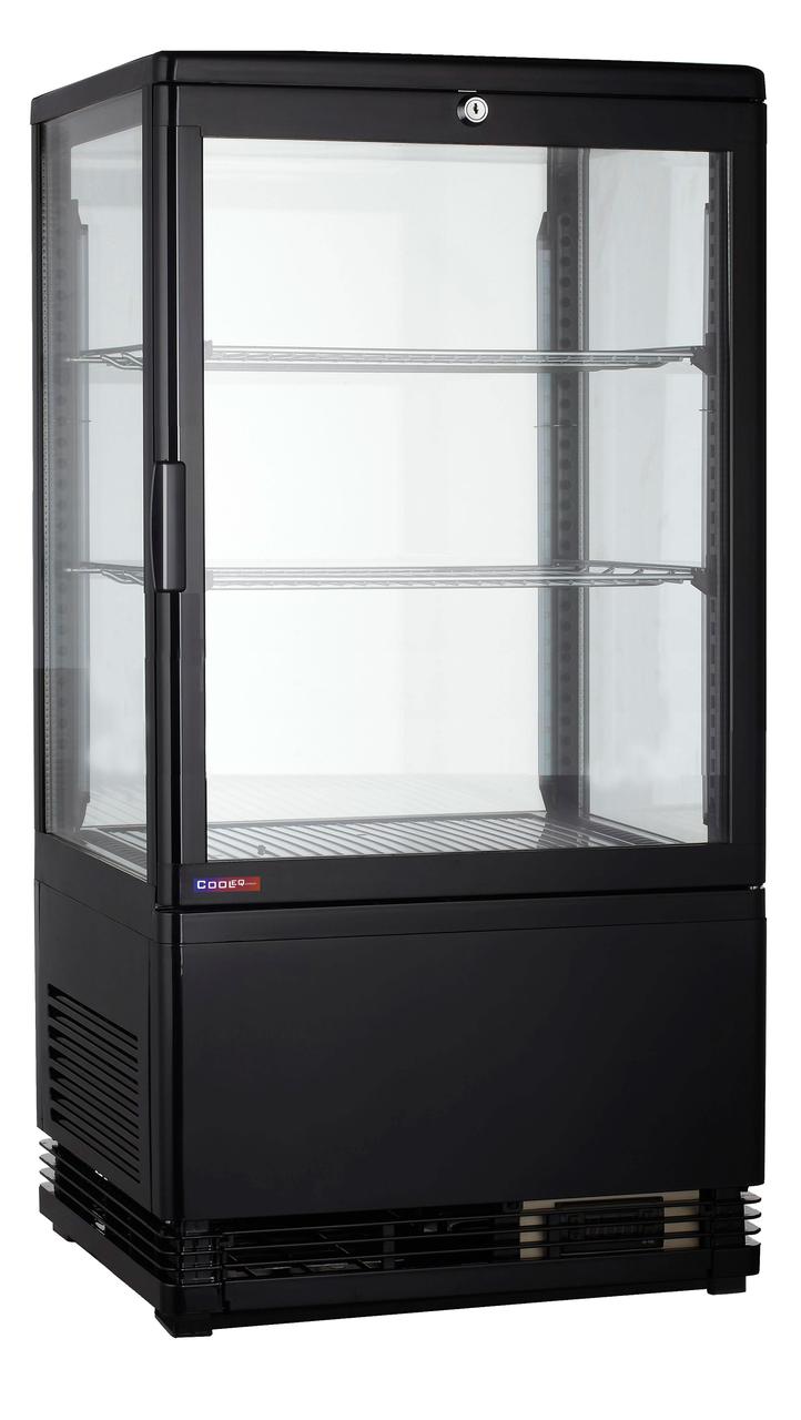 Витрина холодильная COOLEQ CW-58 BLACK - фото 1 - id-p203542243