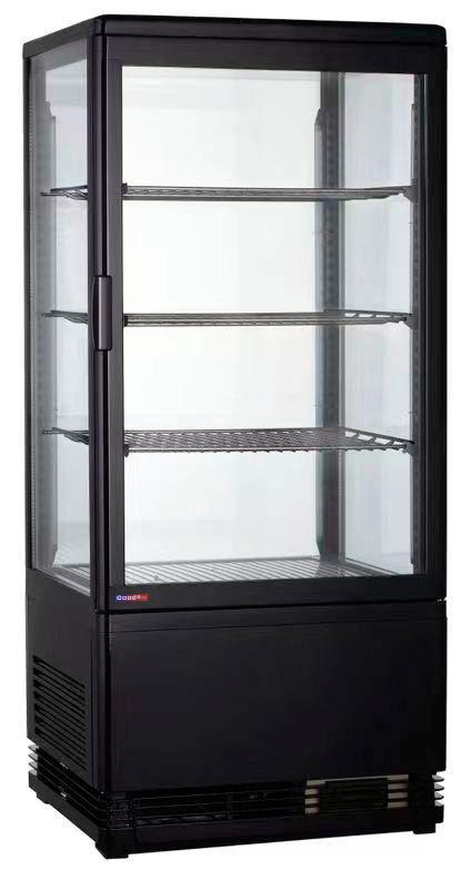 Витрина холодильная COOLEQ CW-70 BLACK - фото 1 - id-p203542245