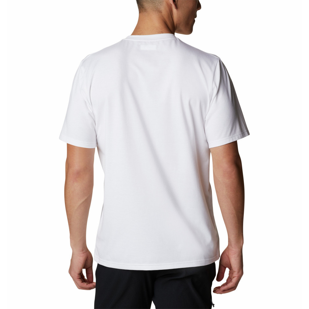 Футболка мужская Columbia Sun Trek Short Sleeve T-Shirt белый 1931161-100 - фото 2 - id-p203005959