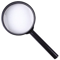 Лупа 2-х кратная увеличение, d=6см ручная оптическое увеличение