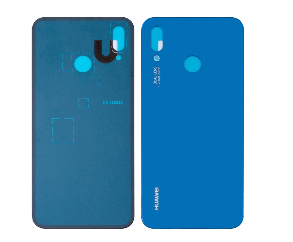 Задняя крышка корпуса для телефона Huawei P20 Lite, синяя - фото 1 - id-p203543911