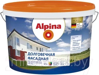 Краска Alpina Долговечная фасадная. База 1 - фото 1 - id-p203549581