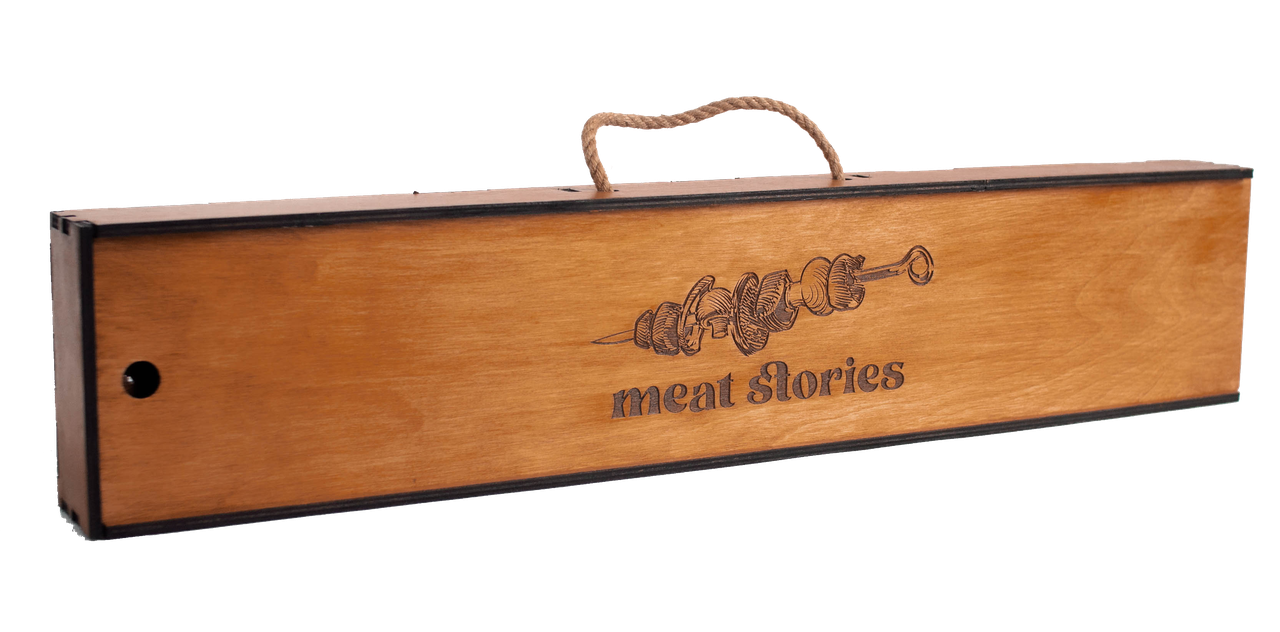 Набор профессиональных шампуров "meat stories"