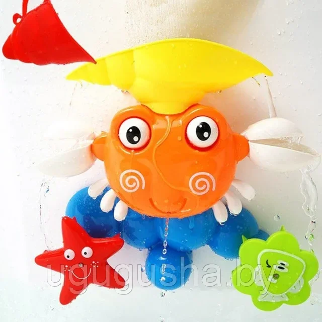 Игрушка для купания малышей в ванне "Крабик" - фото 1 - id-p203559003