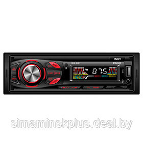 Автомагнитола MP3/WMA Econ HED-32BT, 50Вт, USB, MP3, AUX, Bluetooth, цвет чёрный