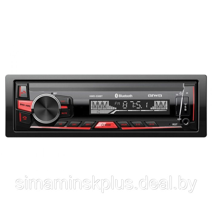 Автомагнитола AIWA MP3/WMA HWD-530BT, IOS/Android, radio, bluetooth