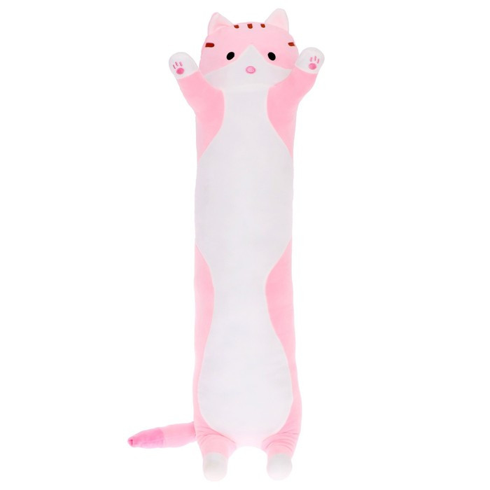 Мягкая игрушка «Кот Батон», цвет розовый, 70 см - фото 1 - id-p203566052