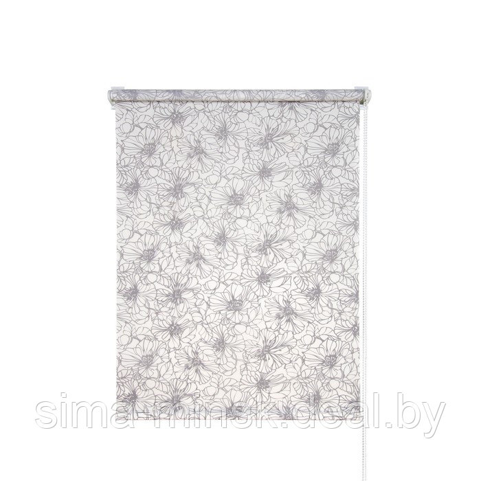 Рулонная штора «Экзотика», 45х175 см, цвет белый - фото 1 - id-p203560405