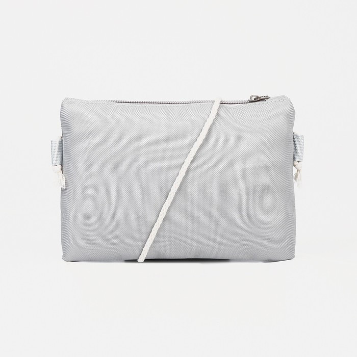 Рюкзак на молнии, шопер, сумка, пенал, цвет серый - фото 10 - id-p203560046