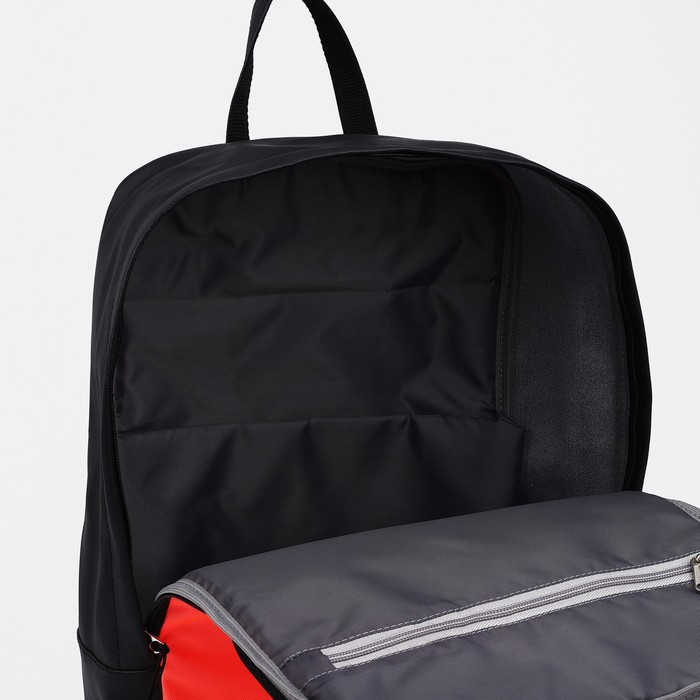 Рюкзак на молнии, кошелёк, цвет коралловый - фото 4 - id-p203560152