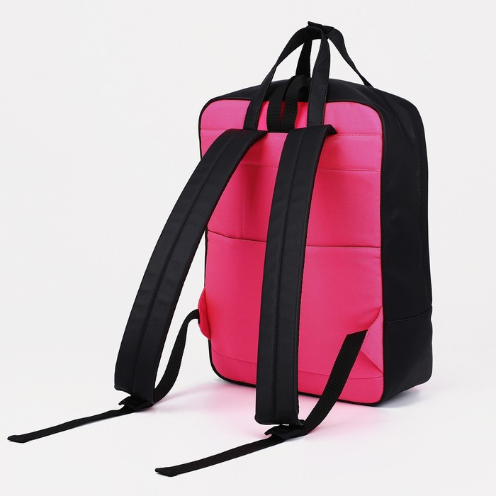 Рюкзак на молнии, кошелёк, цвет розовый - фото 2 - id-p203560153