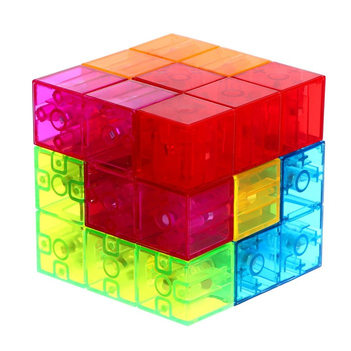 Конструктор магнитный «Магический куб», 7 деталей, 50 заданий - фото 2 - id-p203564317