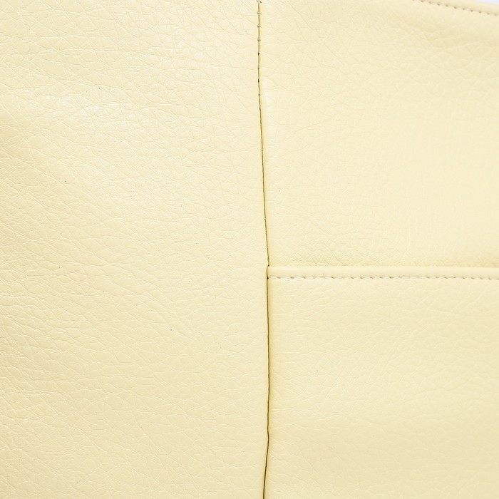 Сумка-шопер "Саломея" на молнии, 2 наружных кармана, цвет жёлтый - фото 4 - id-p203561287