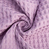 Халат вафельный женский удлинённый Этель "Boho" размер 50-52, цвет сиреневый, 100% хлопок, 290 г/м2, фото 6