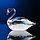 Барометр - штормгласс "Лебедь" 8х4см, фото 3