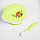 Набор детской посуды «Друзья», 3 предмета: тарелка на присоске, крышка, ложка, цвет зелёный, фото 3