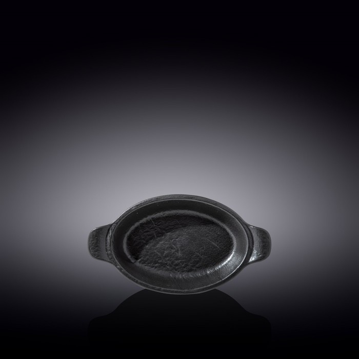 Форма для запекания овальная Wilmax, с ручками, 20.5х11.5 см, 200 мл, цвет чёрный сланец - фото 1 - id-p203575794