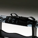 Сувенирное оружие «Катана на подставке» 107см, серо-зеленая, под змеиную кожу, рукоять кобра, фото 6