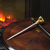 Сувенирное изделие Трость с кинжалом, клинок 31см, набалдашник Лев, 92 см, фото 2