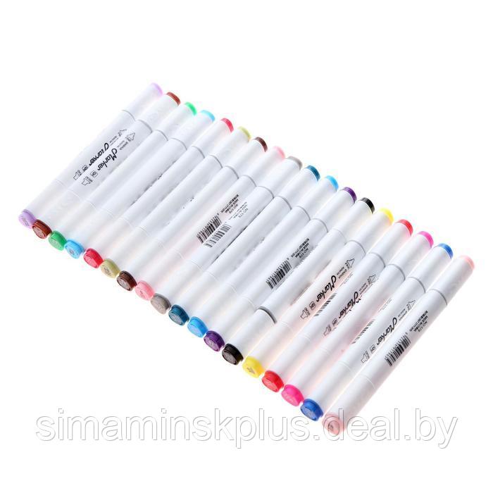 Набор маркеров для скетчинга двусторонние 18 штук/18 цветов - фото 3 - id-p203565592