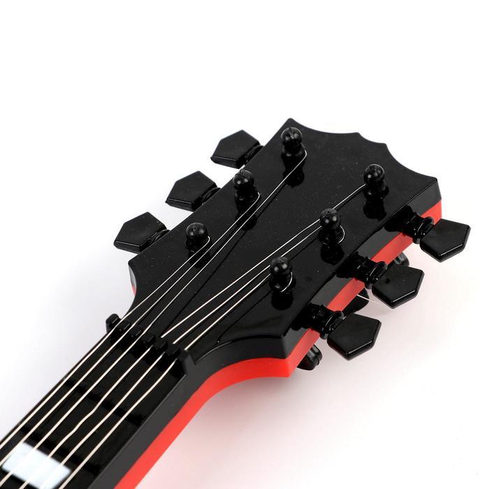 Музыкальная игрушка-гитара «Электро», световые и звуковые эффекты, работает от батареек - фото 2 - id-p203570656