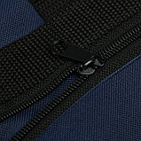 Папка с ручками текстильная А4, 365 х 290 х 30 мм, Calligrata, 1Ш41, "Офис", внешний/внутренний карман, синяя, фото 5