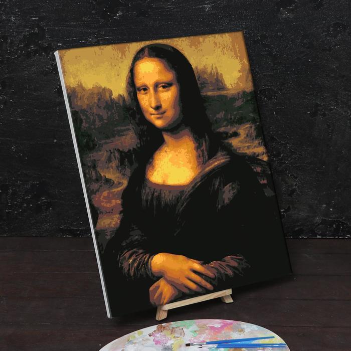 Картина по номерам на холсте с подрамником «Мона Лиза» Леонардо да Винчи 40х50 см - фото 1 - id-p203574518