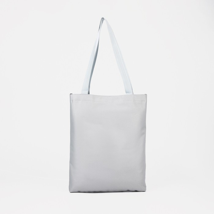 Рюкзак на молнии, шопер, сумка, пенал, цвет серый - фото 7 - id-p203570452