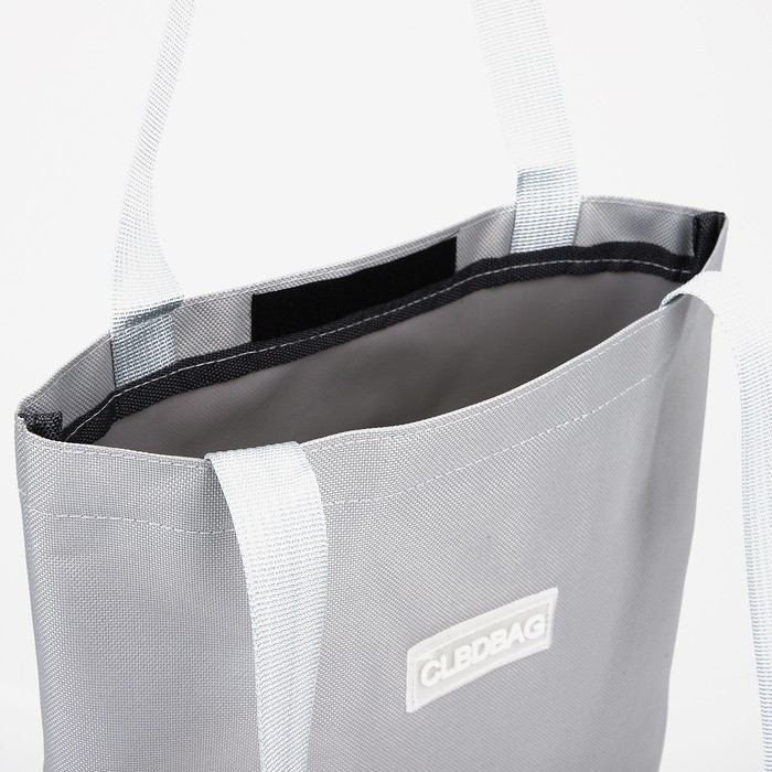 Рюкзак на молнии, шопер, сумка, пенал, цвет серый - фото 8 - id-p203570452