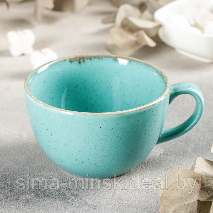 Чашка чайная Turquoise, 340 мл, цвет бирюзовый - фото 2 - id-p203565746